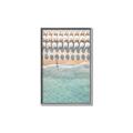 Picture of Amazing beach with Umbrellas   _GroupedProduct_Rectangle_Portrait_Photography _GroupedProduct_Rectangle_Portrait_Canvas_Framed_