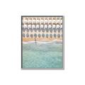 Picture of Amazing beach with Umbrellas   _GroupedProduct_Rectangle_Portrait_Photography _GroupedProduct_Rectangle_Portrait_Canvas_Framed_