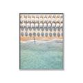 Picture of Amazing beach with Umbrellas   _GroupedProduct_Rectangle_Portrait_Photography _GroupedProduct_Rectangle_Portrait_Canvas_Framed_