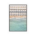 Picture of Amazing beach with Umbrellas   _GroupedProduct_Rectangle_Portrait_Photography _GroupedProduct_Rectangle_Portrait_Canvas_Framed_