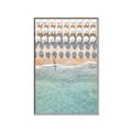 Picture of Amazing beach with Umbrellas   _GroupedProduct_Rectangle_Portrait_Photography _GroupedProduct_Rectangle_Portrait_Canvas_Framed_
