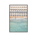 Picture of Amazing beach with Umbrellas   _GroupedProduct_Rectangle_Portrait_Photography _GroupedProduct_Rectangle_Portrait_Canvas_Framed_