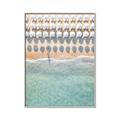Picture of Amazing beach with Umbrellas   _GroupedProduct_Rectangle_Portrait_Photography _GroupedProduct_Rectangle_Portrait_Canvas_Framed_