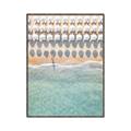 Picture of Amazing beach with Umbrellas   _GroupedProduct_Rectangle_Portrait_Photography _GroupedProduct_Rectangle_Portrait_Canvas_Framed_