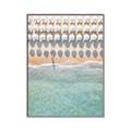 Picture of Amazing beach with Umbrellas   _GroupedProduct_Rectangle_Portrait_Photography _GroupedProduct_Rectangle_Portrait_Canvas_Framed_