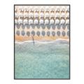 Picture of Amazing beach with Umbrellas   _GroupedProduct_Rectangle_Portrait_Photography _GroupedProduct_Rectangle_Portrait_Canvas_Framed_