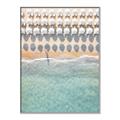 Picture of Amazing beach with Umbrellas   _GroupedProduct_Rectangle_Portrait_Photography _GroupedProduct_Rectangle_Portrait_Canvas_Framed_