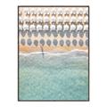 Picture of Amazing beach with Umbrellas   _GroupedProduct_Rectangle_Portrait_Photography _GroupedProduct_Rectangle_Portrait_Canvas_Framed_