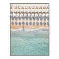 Picture of Amazing beach with Umbrellas   _GroupedProduct_Rectangle_Portrait_Photography _GroupedProduct_Rectangle_Portrait_Canvas_Framed_