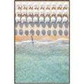 Picture of Amazing beach with Umbrellas   _GroupedProduct_Rectangle_Portrait_Photography _GroupedProduct_Rectangle_Portrait_Canvas_Framed_