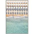 Picture of Amazing beach with Umbrellas   _GroupedProduct_Rectangle_Portrait_Photography _GroupedProduct_Rectangle_Portrait_Canvas_Framed_