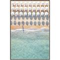 Picture of Amazing beach with Umbrellas   _GroupedProduct_Rectangle_Portrait_Photography _GroupedProduct_Rectangle_Portrait_Canvas_Framed_