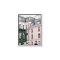 Picture of Pink Building in Paris _GroupedProduct_Rectangle_Portrait_Photography _GroupedProduct_Rectangle_Portrait_Canvas_Framed_