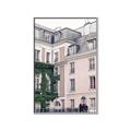 Picture of Pink Building in Paris _GroupedProduct_Rectangle_Portrait_Photography _GroupedProduct_Rectangle_Portrait_Canvas_Framed_