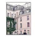 Picture of Pink Building in Paris _GroupedProduct_Rectangle_Portrait_Photography _GroupedProduct_Rectangle_Portrait_Canvas_Framed_