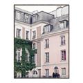 Picture of Pink Building in Paris _GroupedProduct_Rectangle_Portrait_Photography _GroupedProduct_Rectangle_Portrait_Canvas_Framed_