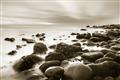 Picture of Misty Rocky Shore _GroupedProduct_Rectangle_Landscape_Photography _GroupedProduct_Rectangle_Landscape_Unframed_Print_Only_