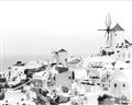 Picture of Santorini Shoreline I _GroupedProduct_Rectangle_Landscape_Photography _GroupedProduct_Rectangle_Landscape_Unframed_Print_Only_