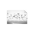 Picture of Seagulls flying on a rainy day _GroupedProduct_Rectangle_Landscape_Photography _GroupedProduct_Rectangle_Landscape_Unframed_Print_Only_