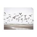 Picture of Seagulls flying on a rainy day _GroupedProduct_Rectangle_Landscape_Photography _GroupedProduct_Rectangle_Landscape_Unframed_Print_Only_