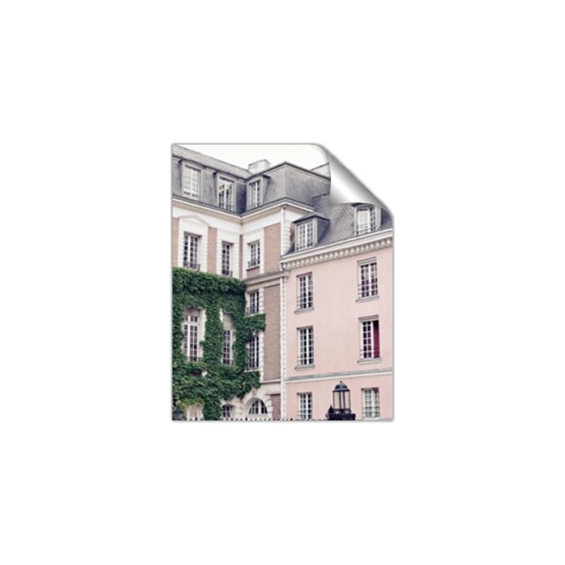 Picture of Pink Building in Paris _GroupedProduct_Rectangle_Portrait_Photography _GroupedProduct_Rectangle_Portrait_Unframed_Print_Only_