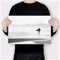 Picture of Lone Surfer _GroupedProduct_Rectangle_Landscape_Photography _GroupedProduct_Rectangle_Landscape_Canvas_