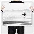 Picture of Lone Surfer _GroupedProduct_Rectangle_Landscape_Photography _GroupedProduct_Rectangle_Landscape_Canvas_