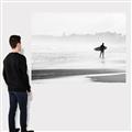 Picture of Lone Surfer _GroupedProduct_Rectangle_Landscape_Photography _GroupedProduct_Rectangle_Landscape_Canvas_