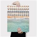 Picture of Amazing beach with Umbrellas   _GroupedProduct_Rectangle_Portrait_Photography _GroupedProduct_Rectangle_Portrait_Canvas_