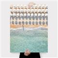 Picture of Amazing beach with Umbrellas   _GroupedProduct_Rectangle_Portrait_Photography _GroupedProduct_Rectangle_Portrait_Canvas_