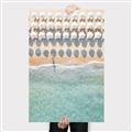 Picture of Amazing beach with Umbrellas   _GroupedProduct_Rectangle_Portrait_Photography _GroupedProduct_Rectangle_Portrait_Canvas_