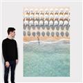 Picture of Amazing beach with Umbrellas   _GroupedProduct_Rectangle_Portrait_Photography _GroupedProduct_Rectangle_Portrait_Canvas_