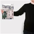 Picture of Pink Building in Paris _GroupedProduct_Rectangle_Portrait_Photography _GroupedProduct_Rectangle_Portrait_Canvas_