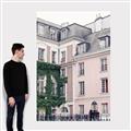 Picture of Pink Building in Paris _GroupedProduct_Rectangle_Portrait_Photography _GroupedProduct_Rectangle_Portrait_Canvas_
