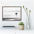 Picture of Lone Surfer _GroupedProduct_Rectangle_Landscape_Photography _GroupedProduct_Rectangle_Landscape_Canvas_Framed_