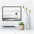 Picture of Lone Surfer _GroupedProduct_Rectangle_Landscape_Photography _GroupedProduct_Rectangle_Landscape_Canvas_Framed_