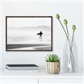 Picture of Lone Surfer _GroupedProduct_Rectangle_Landscape_Photography _GroupedProduct_Rectangle_Landscape_Canvas_Framed_