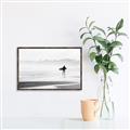 Picture of Lone Surfer _GroupedProduct_Rectangle_Landscape_Photography _GroupedProduct_Rectangle_Landscape_Canvas_Framed_