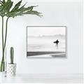 Picture of Lone Surfer _GroupedProduct_Rectangle_Landscape_Photography _GroupedProduct_Rectangle_Landscape_Canvas_Framed_
