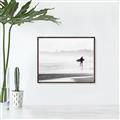 Picture of Lone Surfer _GroupedProduct_Rectangle_Landscape_Photography _GroupedProduct_Rectangle_Landscape_Canvas_Framed_