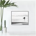 Picture of Lone Surfer _GroupedProduct_Rectangle_Landscape_Photography _GroupedProduct_Rectangle_Landscape_Canvas_Framed_