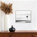 Picture of Lone Surfer _GroupedProduct_Rectangle_Landscape_Photography _GroupedProduct_Rectangle_Landscape_Canvas_Framed_