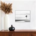 Picture of Lone Surfer _GroupedProduct_Rectangle_Landscape_Photography _GroupedProduct_Rectangle_Landscape_Canvas_Framed_