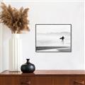 Picture of Lone Surfer _GroupedProduct_Rectangle_Landscape_Photography _GroupedProduct_Rectangle_Landscape_Canvas_Framed_