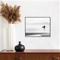 Picture of Lone Surfer _GroupedProduct_Rectangle_Landscape_Photography _GroupedProduct_Rectangle_Landscape_Canvas_Framed_