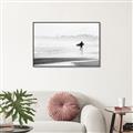 Picture of Lone Surfer _GroupedProduct_Rectangle_Landscape_Photography _GroupedProduct_Rectangle_Landscape_Canvas_Framed_