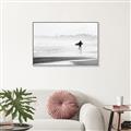 Picture of Lone Surfer _GroupedProduct_Rectangle_Landscape_Photography _GroupedProduct_Rectangle_Landscape_Canvas_Framed_