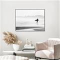 Picture of Lone Surfer _GroupedProduct_Rectangle_Landscape_Photography _GroupedProduct_Rectangle_Landscape_Canvas_Framed_
