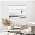 Picture of Lone Surfer _GroupedProduct_Rectangle_Landscape_Photography _GroupedProduct_Rectangle_Landscape_Canvas_Framed_