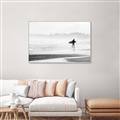 Picture of Lone Surfer _GroupedProduct_Rectangle_Landscape_Photography _GroupedProduct_Rectangle_Landscape_Canvas_Framed_